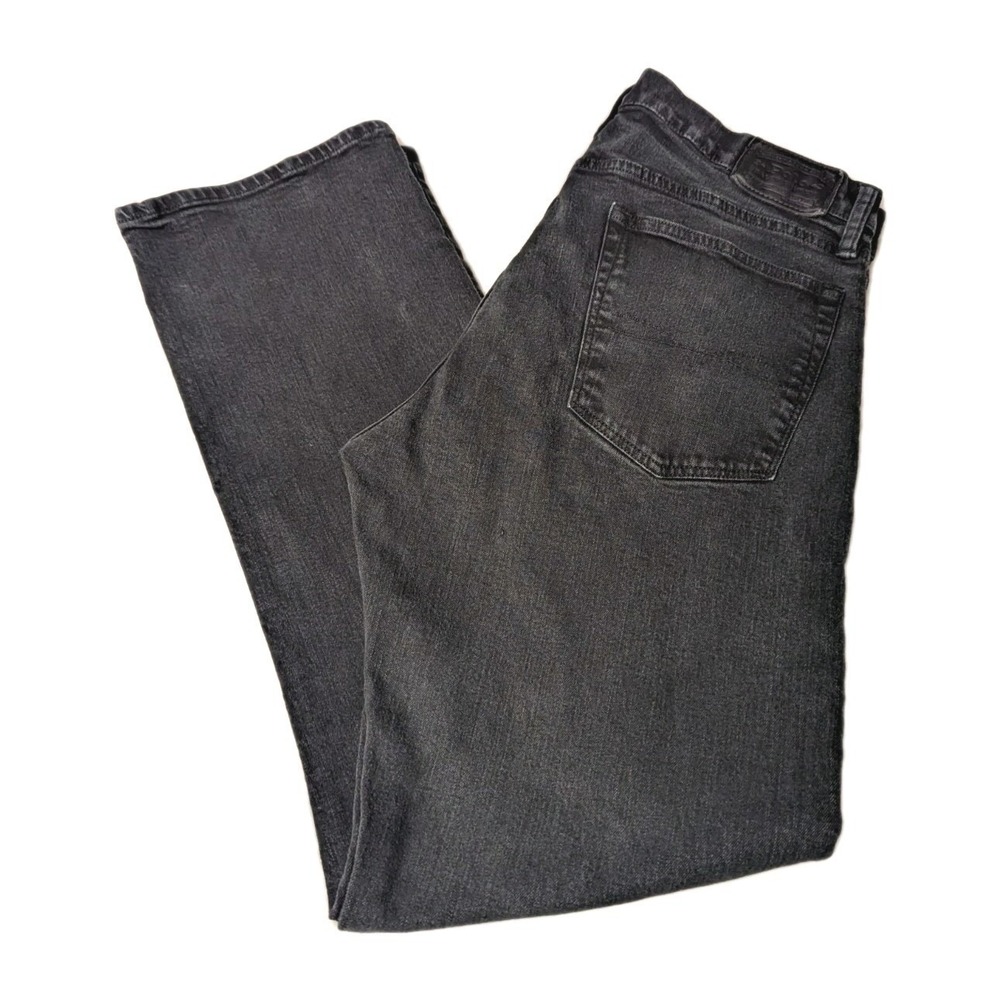 Polo Ralph Lauren Jeans Mens 34x32 Black Classic Fit Straight Leg Denim‎ Grunge